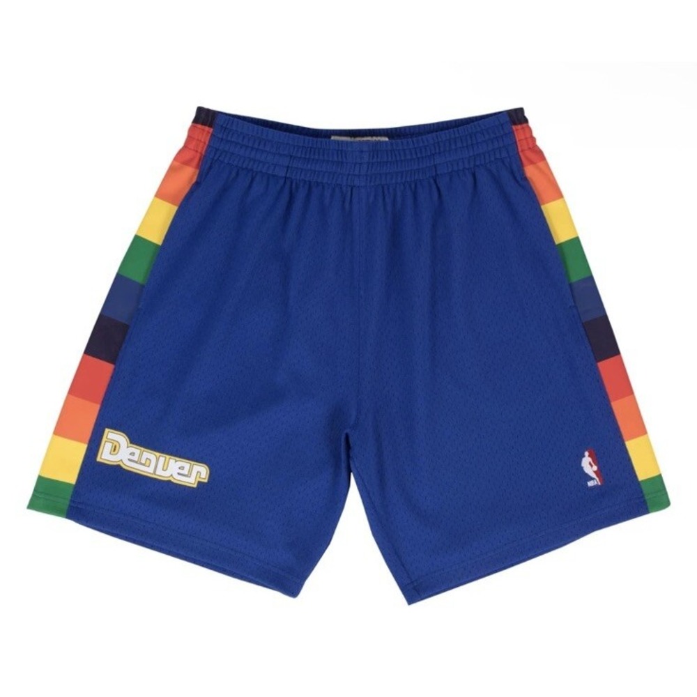Mitchell & Ness Royal NBA Denver Nuggets 1991-92 Road Swingman Shorts